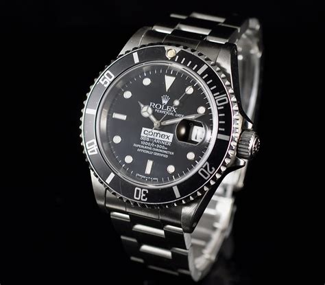 rolex submariner comex black watch|rolex model 16610 release year.